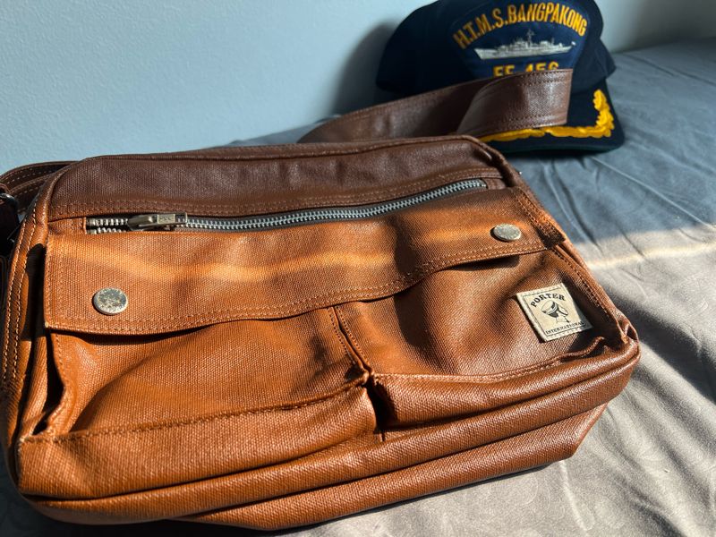 Porter Sling Bag Brown Original, foto 4