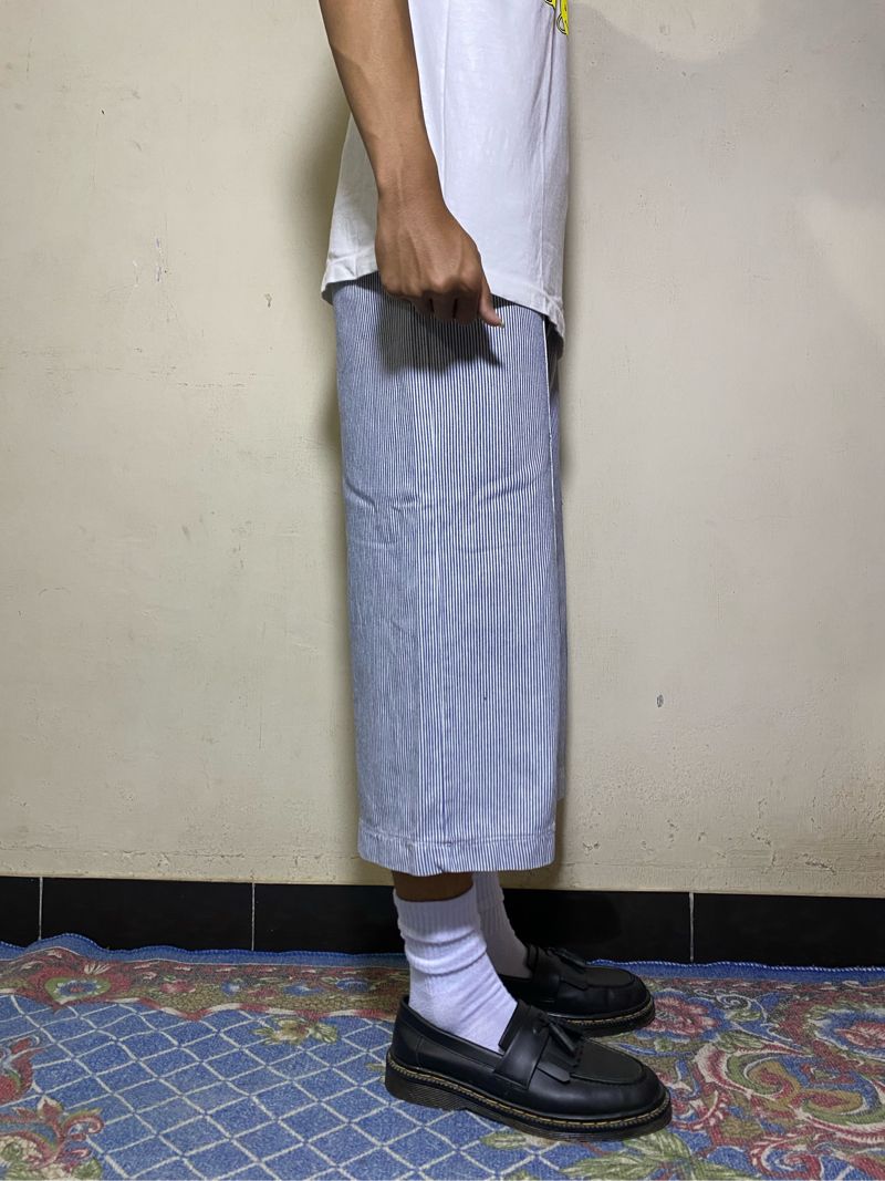 JORTS STRIPE BIRU UNIQLO, foto 4