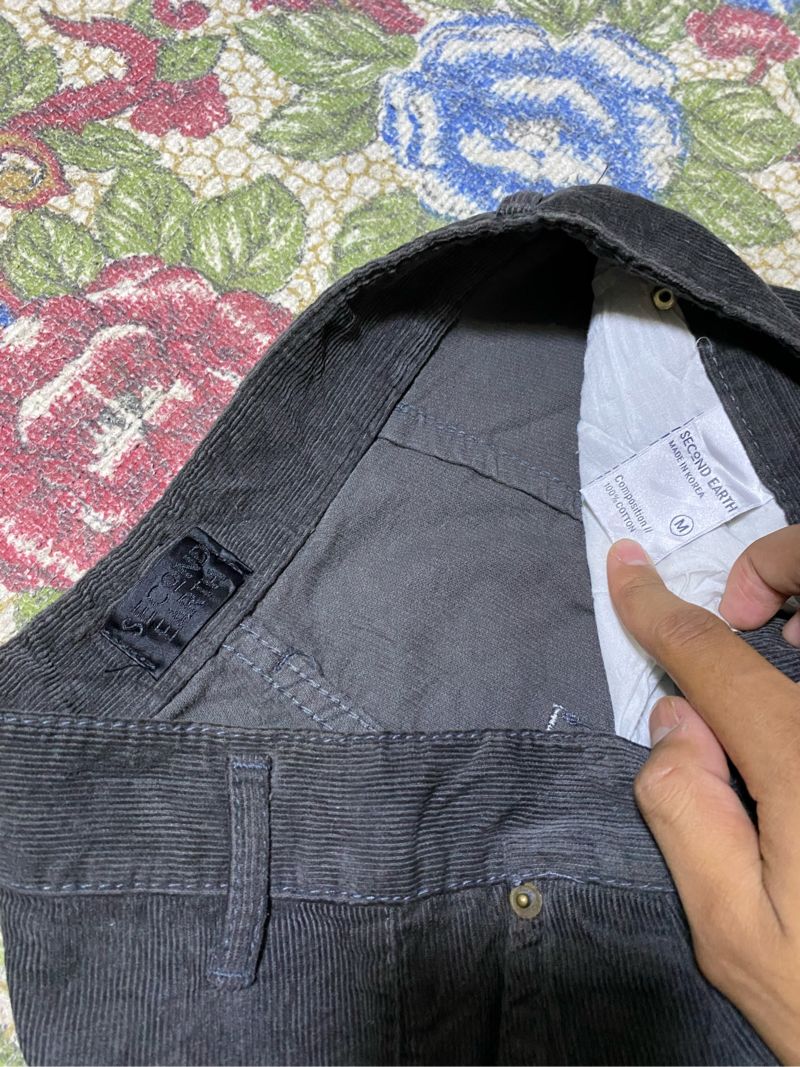BAGGY CORDUROY HITAM, foto 7