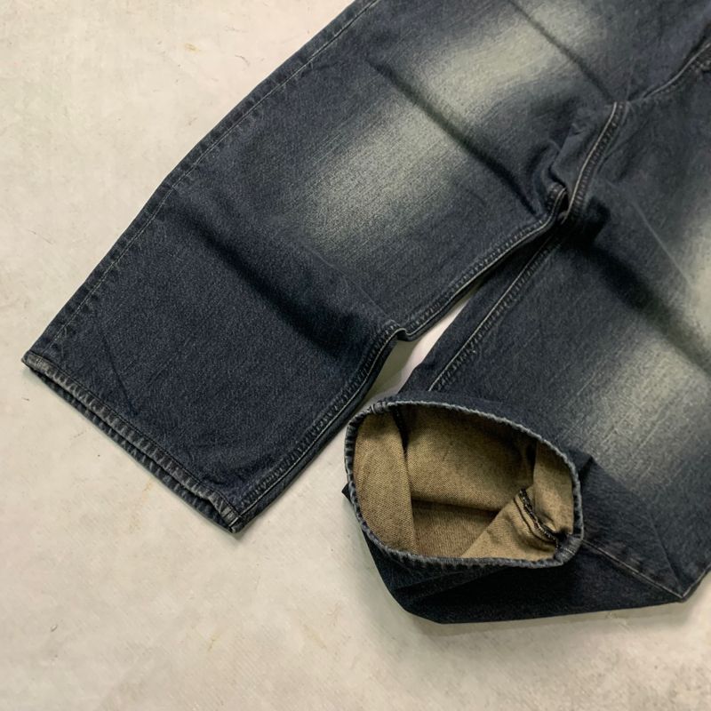 baggy jeans dark bluee black washed, foto 8