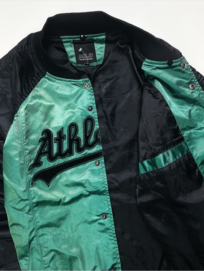 Mlb Oakland Athletic Embroidery Logo Varsity Jacket, foto 6