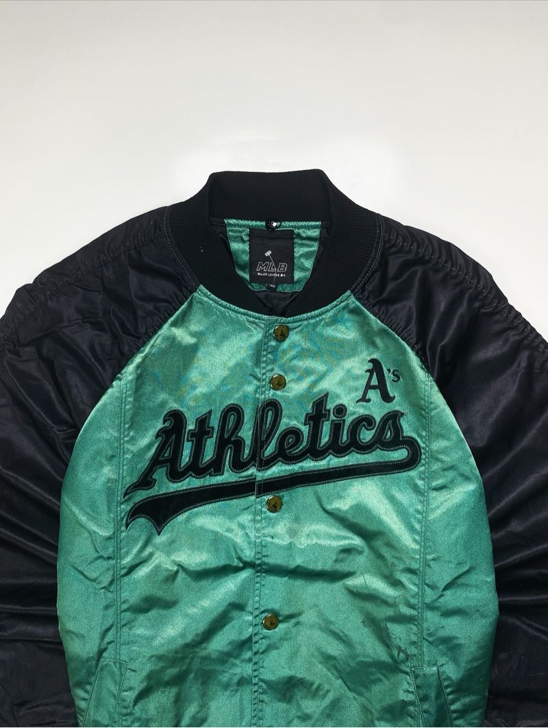 Mlb Oakland Athletic Embroidery Logo Varsity Jacket, foto 2