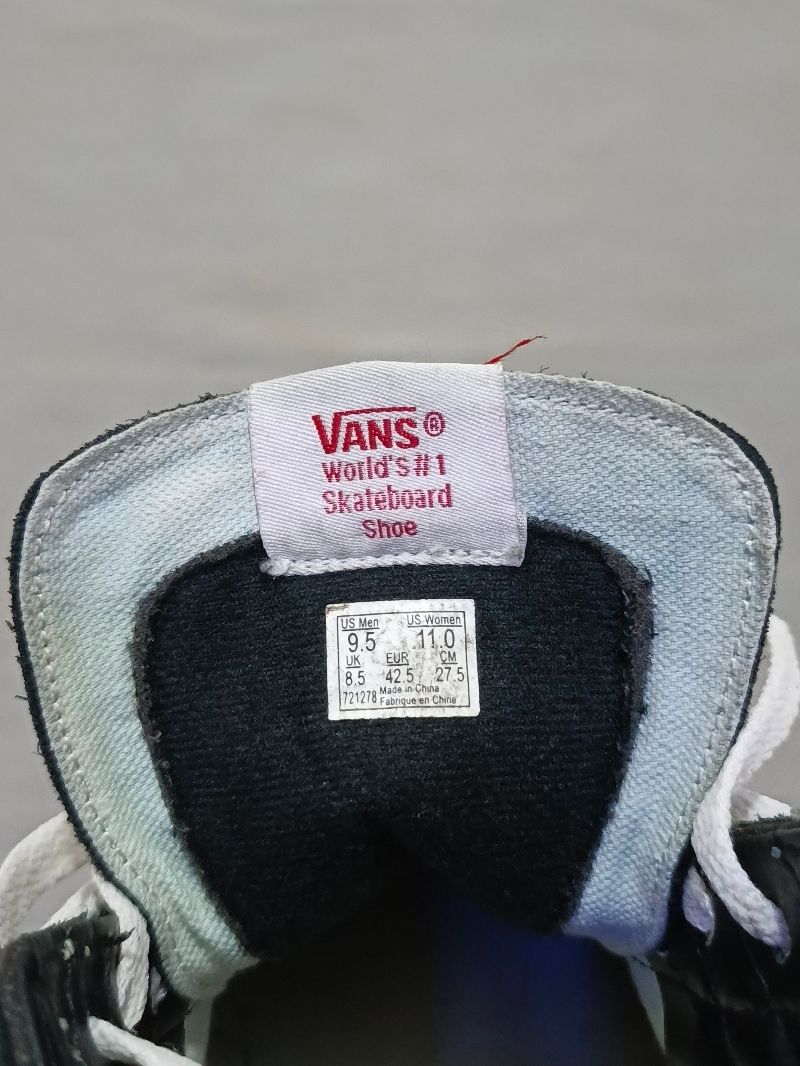 VANS SK8-HI CLASIC BLACK WHITE, foto 5