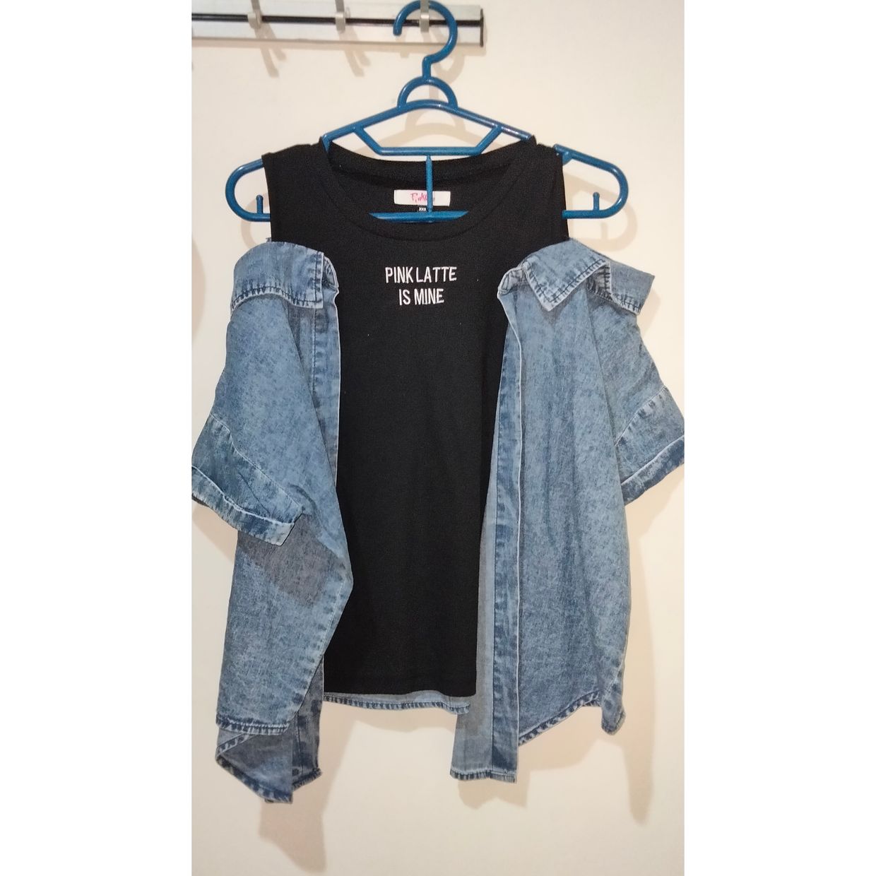 Casual Blouse Wanita navy black