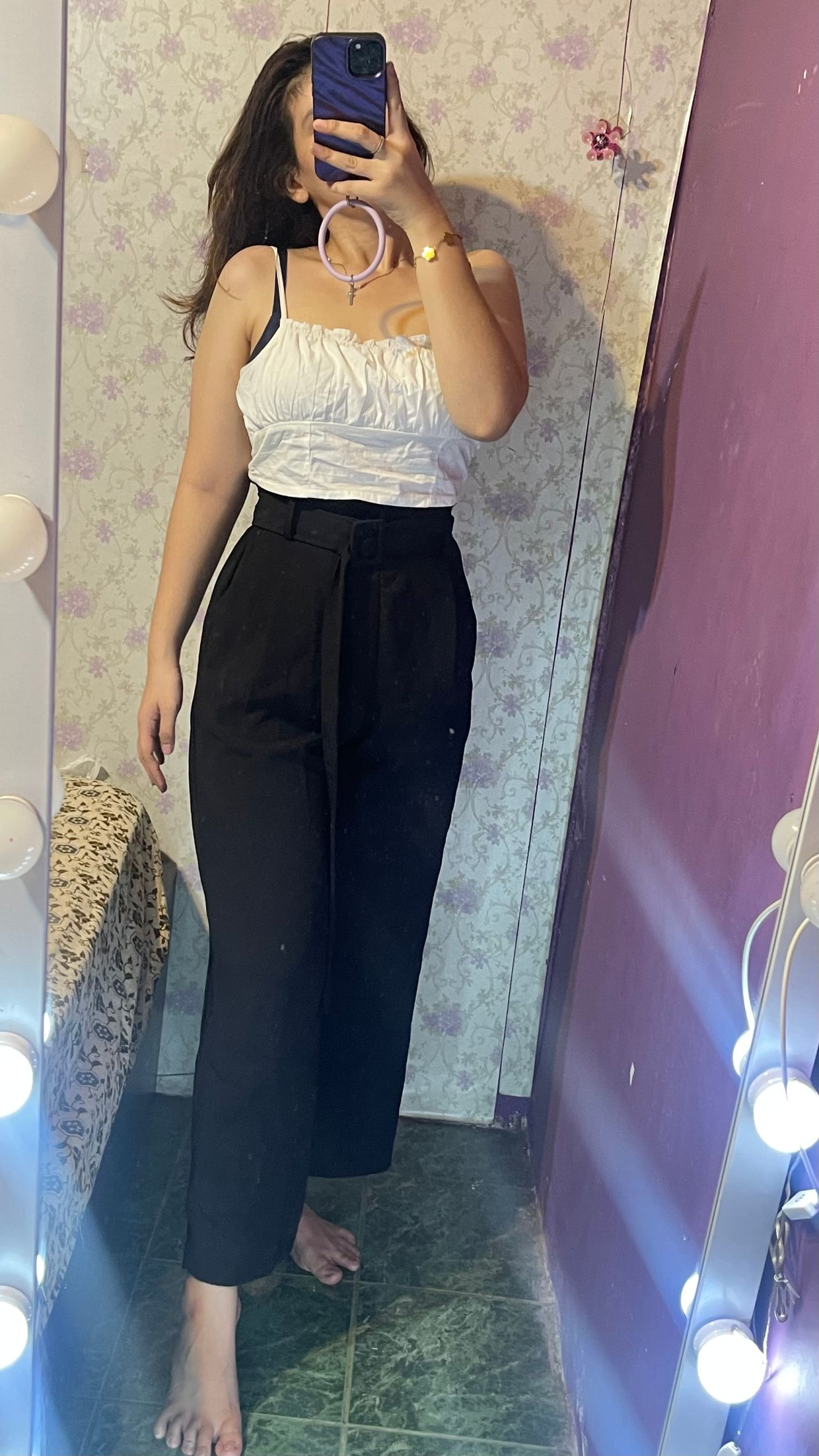 celana monomolly hitam (injae belt) Belakangnya