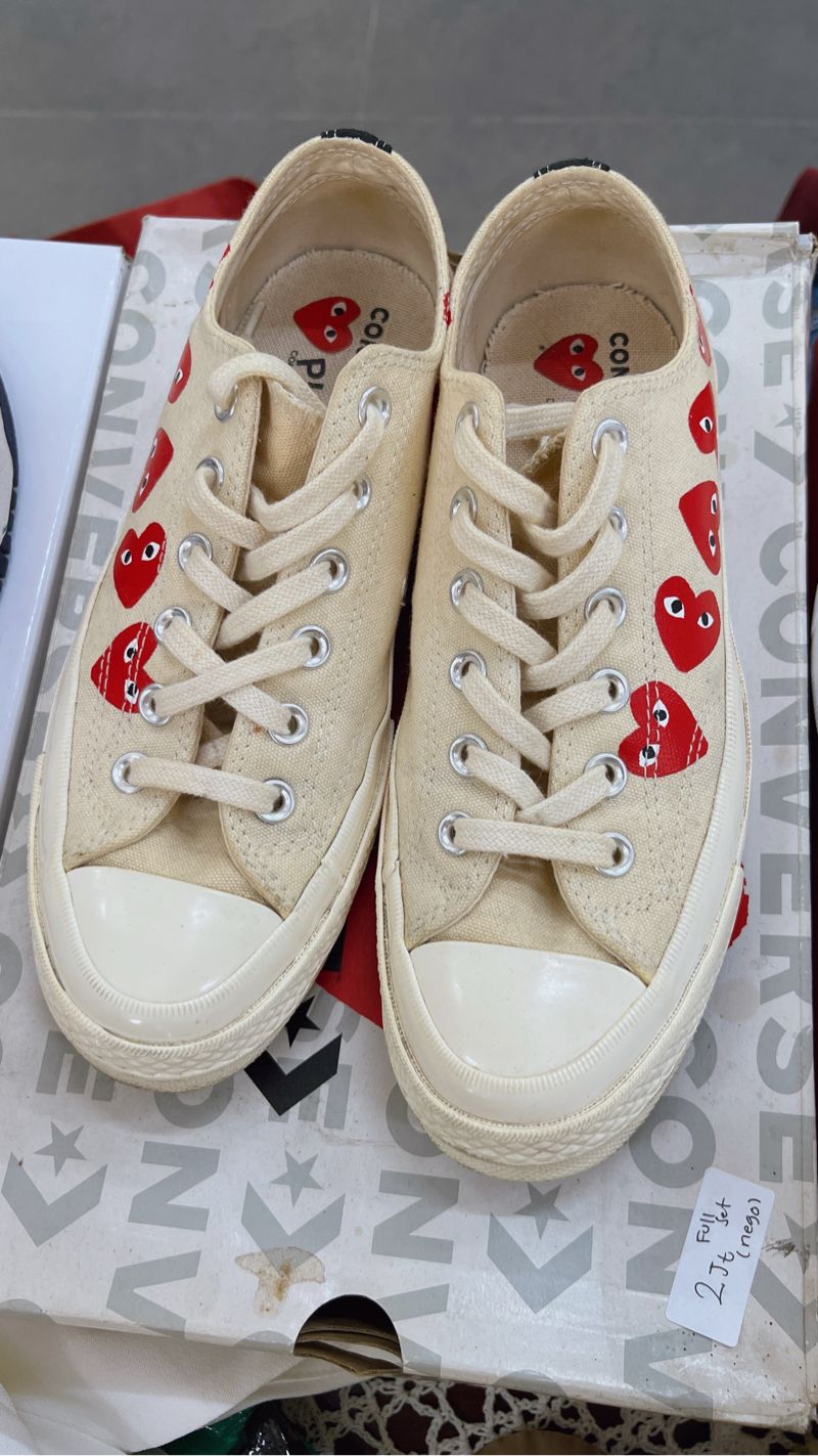 Converse CDG broken white, chuck Unisex