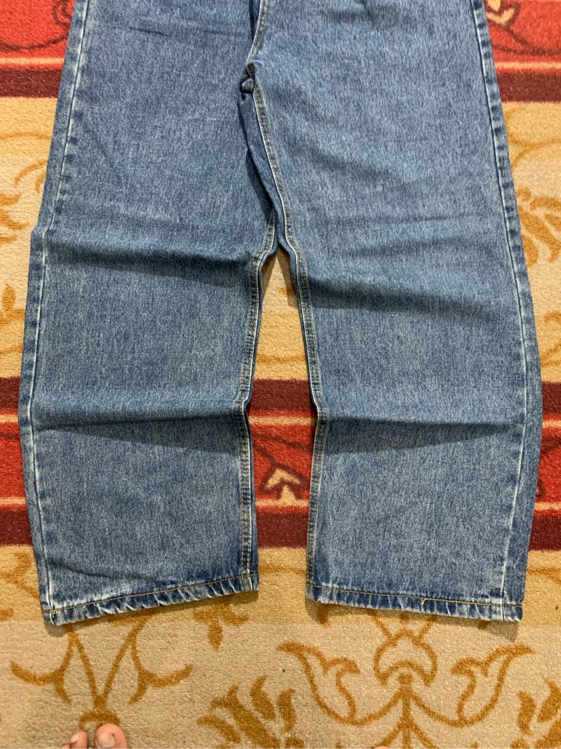 wide leg blue jeans blank💦, foto 6