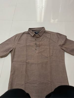 Minimalist Casual Suit Pria brown