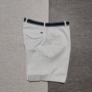 Celana short Sleeve LACOSTE vintage colour white Size L