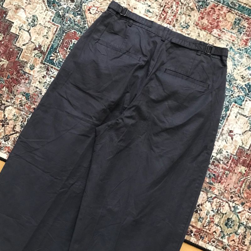 One Tuck Wide Pants Nunicoe gray, foto 4