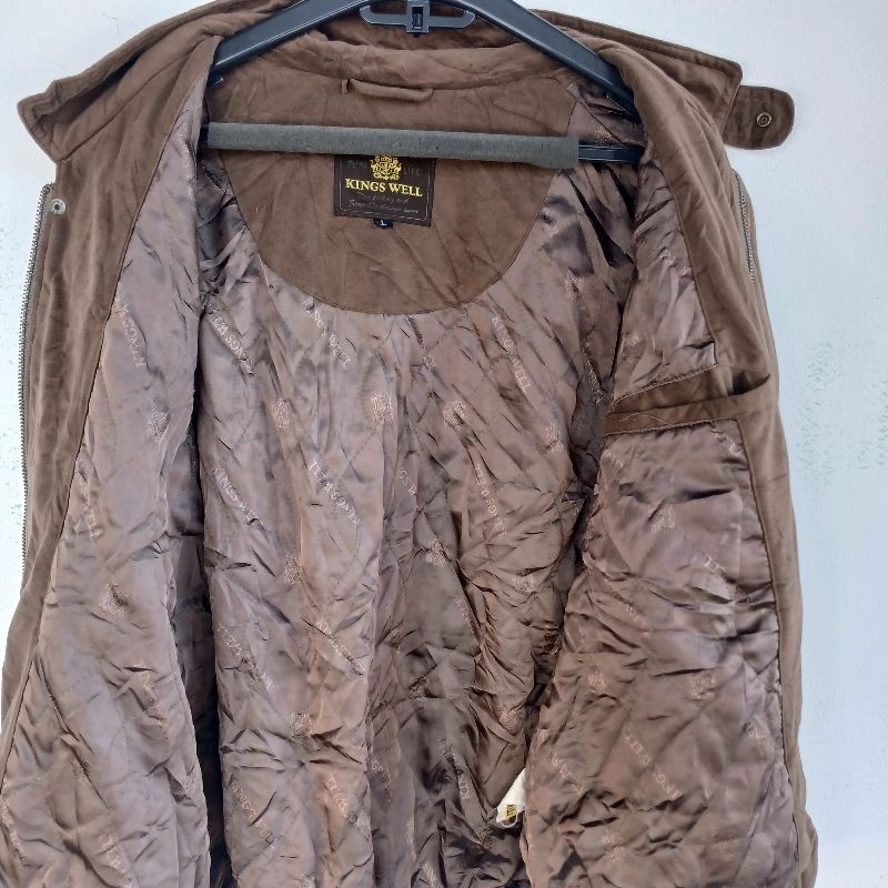 Casual Harrington jacket Pria brown, foto 4