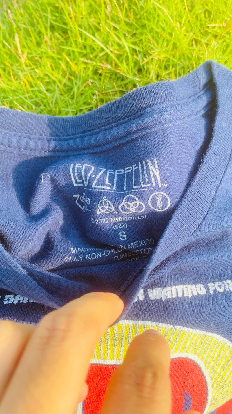 *LED ZEPPELIN* Wembley concert tour Navy, foto 3