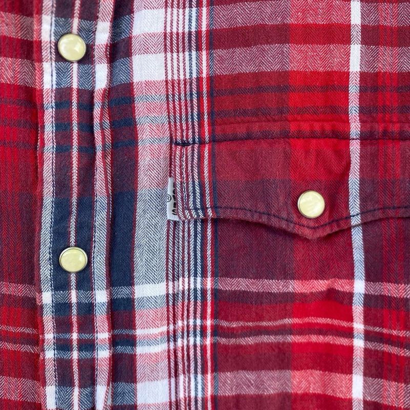 Kemeja Flannel Levis Kancing Batu, foto 4