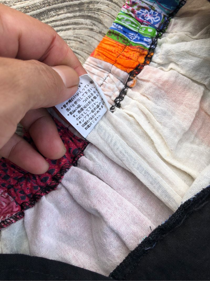 Vintage Patchwork Hippie/Boho Style Long Pants, foto 6