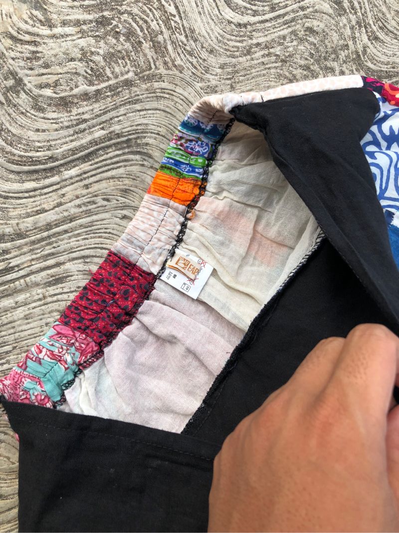 Vintage Patchwork Hippie/Boho Style Long Pants, foto 4