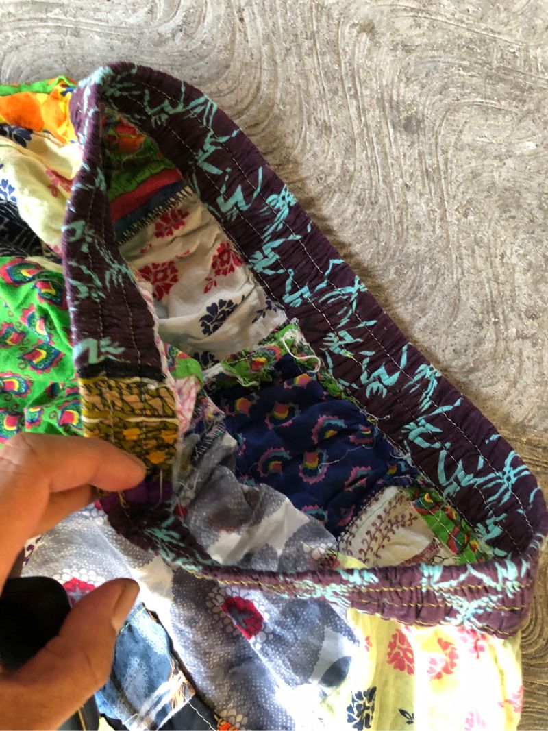 Vintage Patchwork Hippie/Boho Style Long Pants, foto 5
