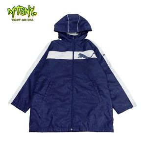 Jaket Hoodie Parka Parasut Puma Outdoor Windbreaker Long