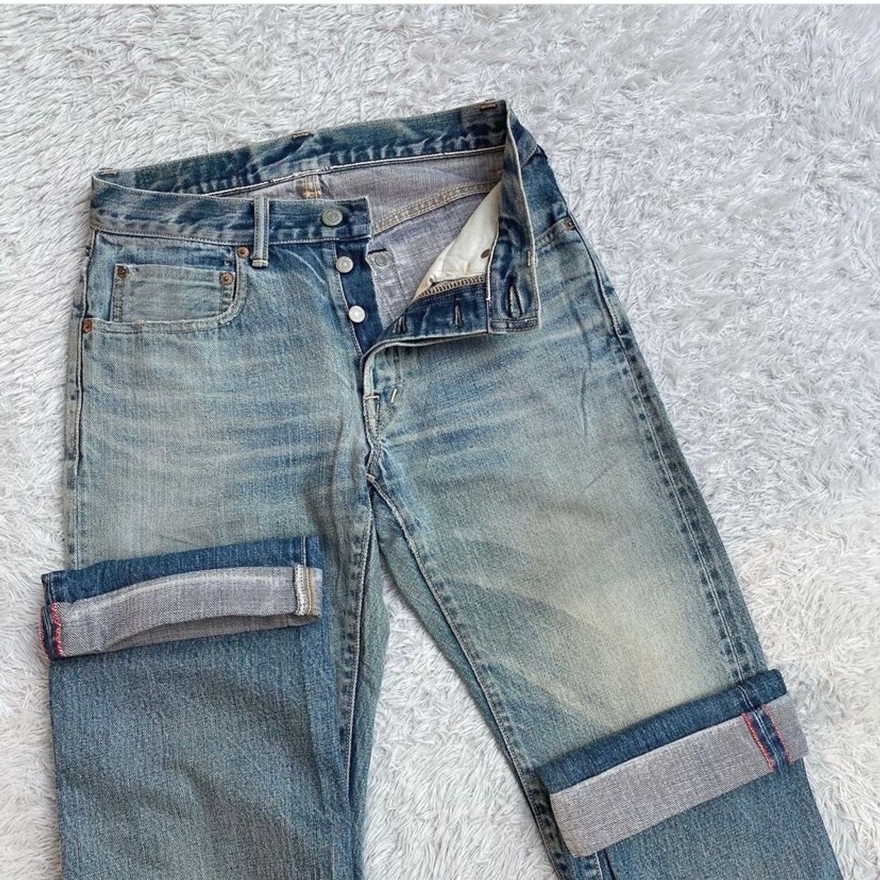 Grunge Emo Jeans Pria blue, foto 3