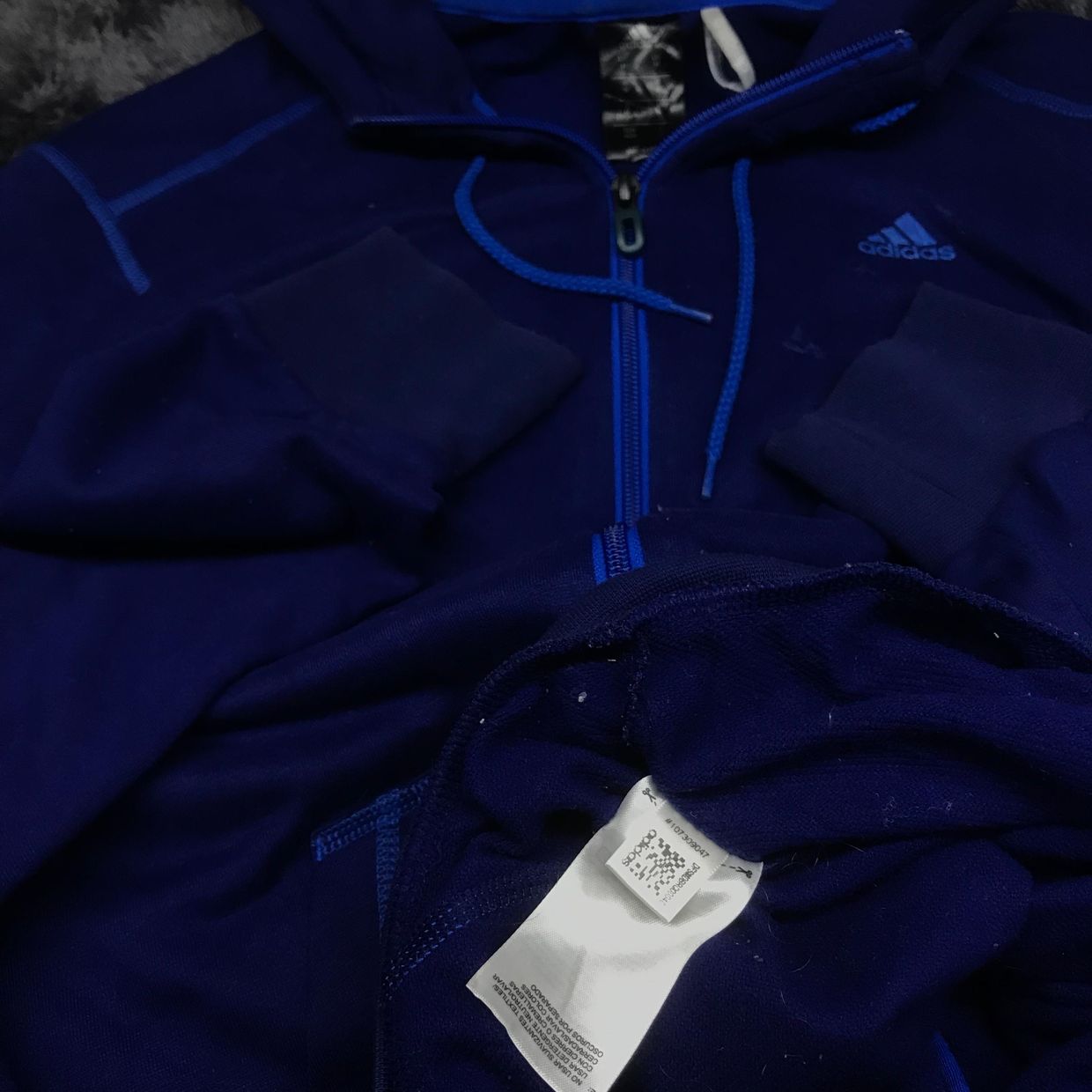Adidas Casual Hoody Pria blue, foto 3