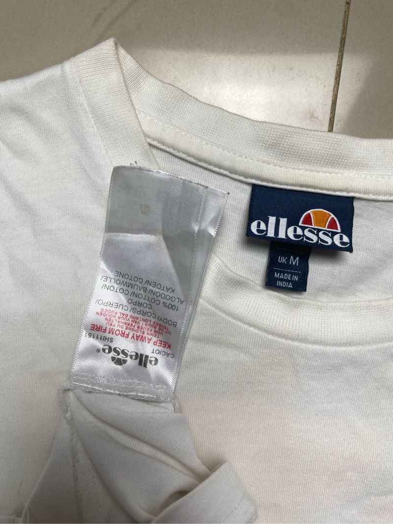 Ellese Backprint Center Logo Embroidery Tee, foto 7