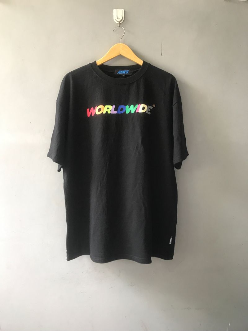 Kaos T-Shirt Korea Brand Ames Worldwide Second Preloved