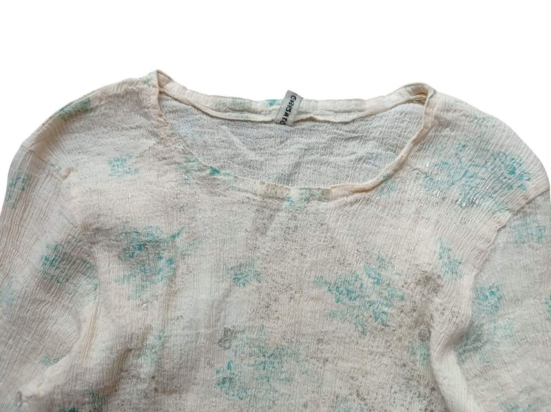 Tsumori chisato crinkle pleated tops, foto 2