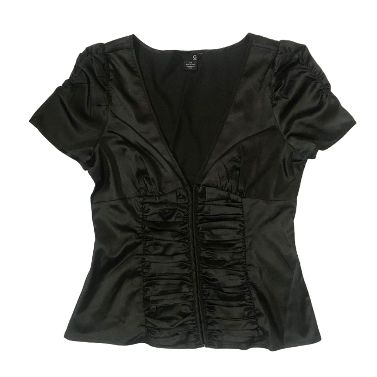 Guess Vintage Goth Blouse Wanita black