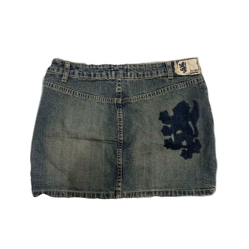 y2k micro jeans skirt, foto 2