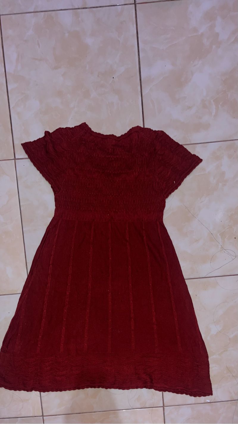 dress merah vintage, foto 2