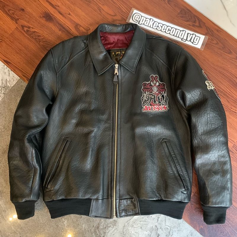 Jaket Kulit Avirex NYC Leather Jacket, foto 2