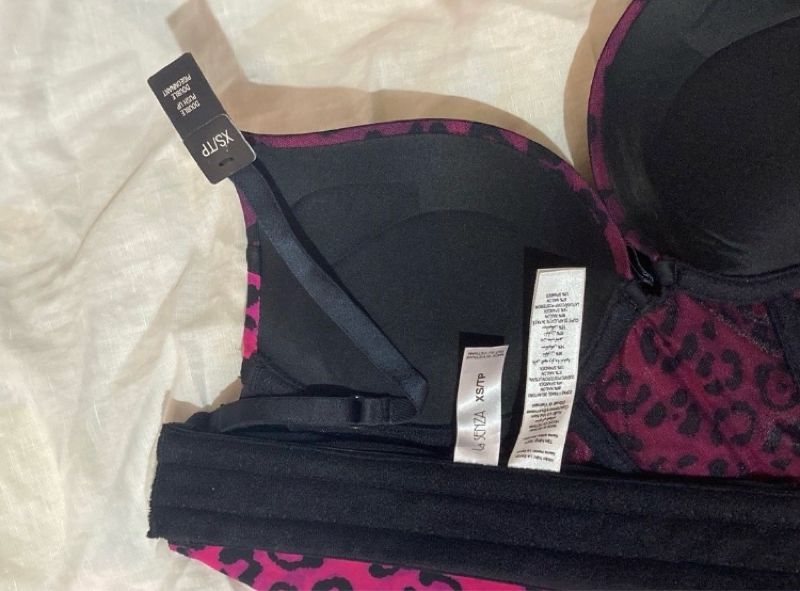 la senza leopard/cheetah print pink corset, foto 3