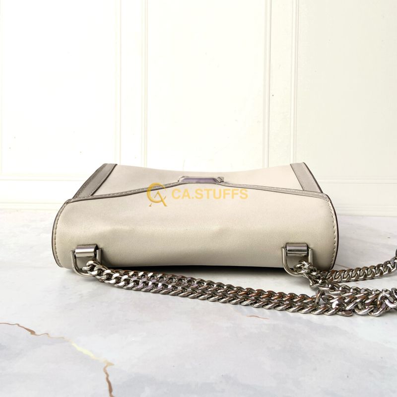 Michael Kors MK Whitney Two-Tone Leather Convertible Shoulde, foto 4