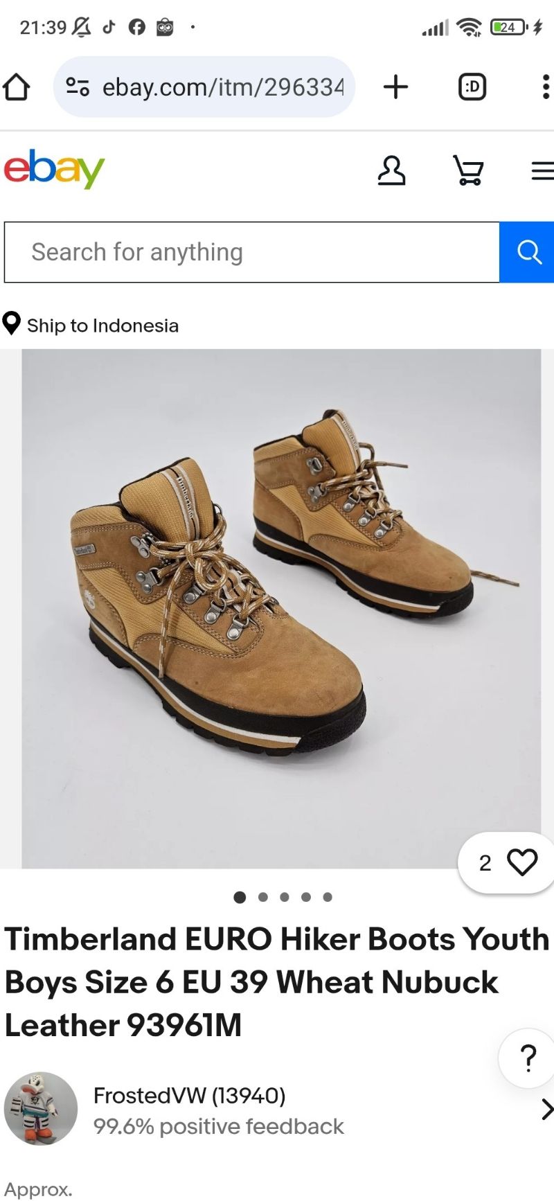 Timberland Casual Boots Pria tan, foto 2