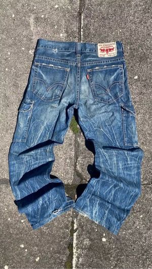 Denim cargo Levi’s feding not buckaroo edwin evisu uniqlo