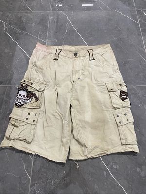 Blac Label Jorts Cargos Patch Gothic Style Vkei Japanese