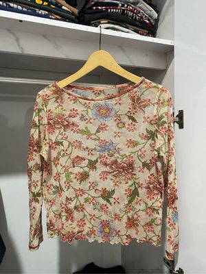 Hiroko Koshino Flower Japanese Meshtop Isseymiyake