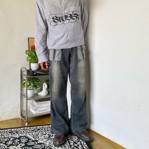 Flare blackwashed softjeans bootcut y2k