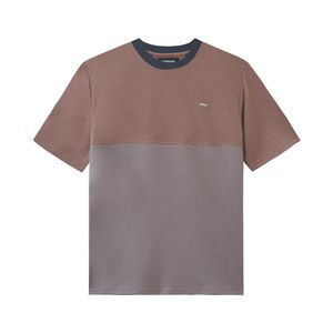 OFNINETY Salmon Colorblock T-shirt