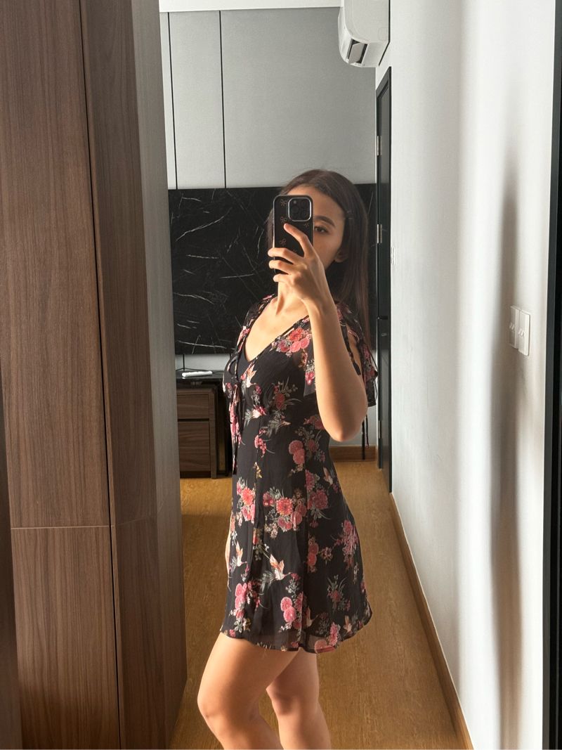 Flower Black Dress, foto 3
