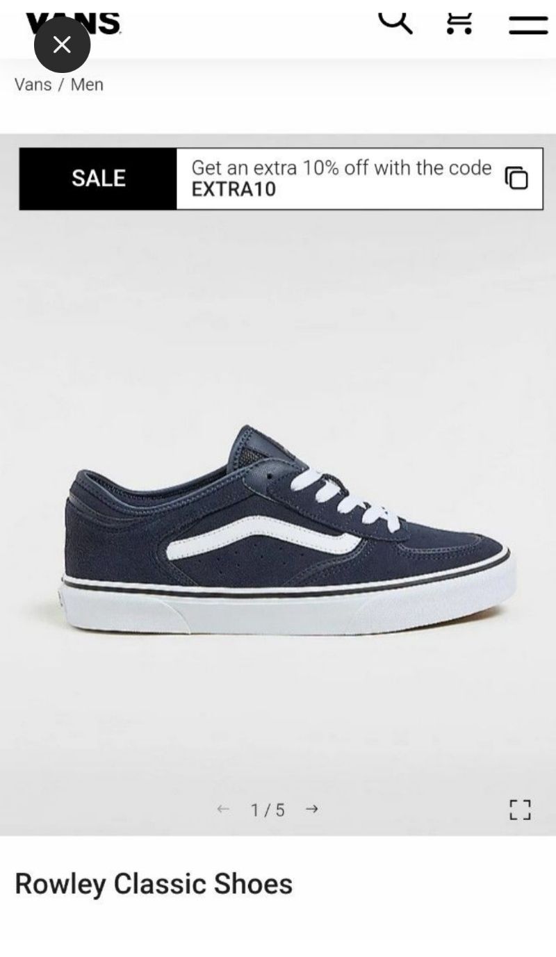Vans Rowley 42,5 biru NEW, foto 6