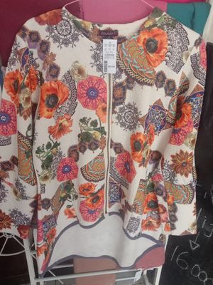 Atasan wanita sleting depan ld 100