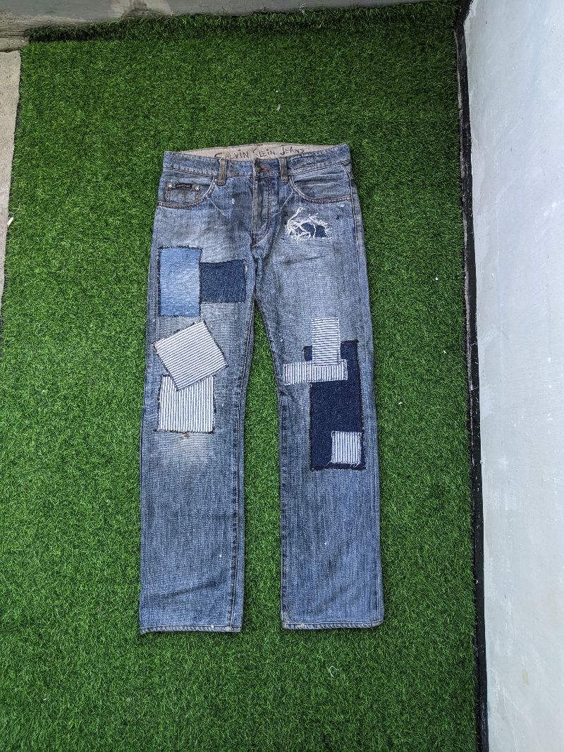 CELANA DENIM CALVIN KLEIN REWORK, foto 3
