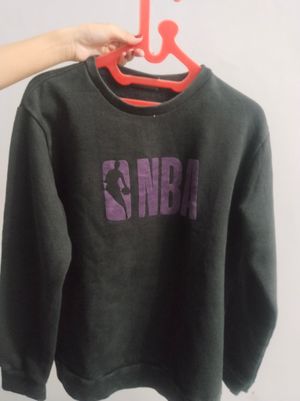 Streetwear Casual Sweatshirt Pria black