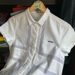 Atmos girls japan shirt dress white