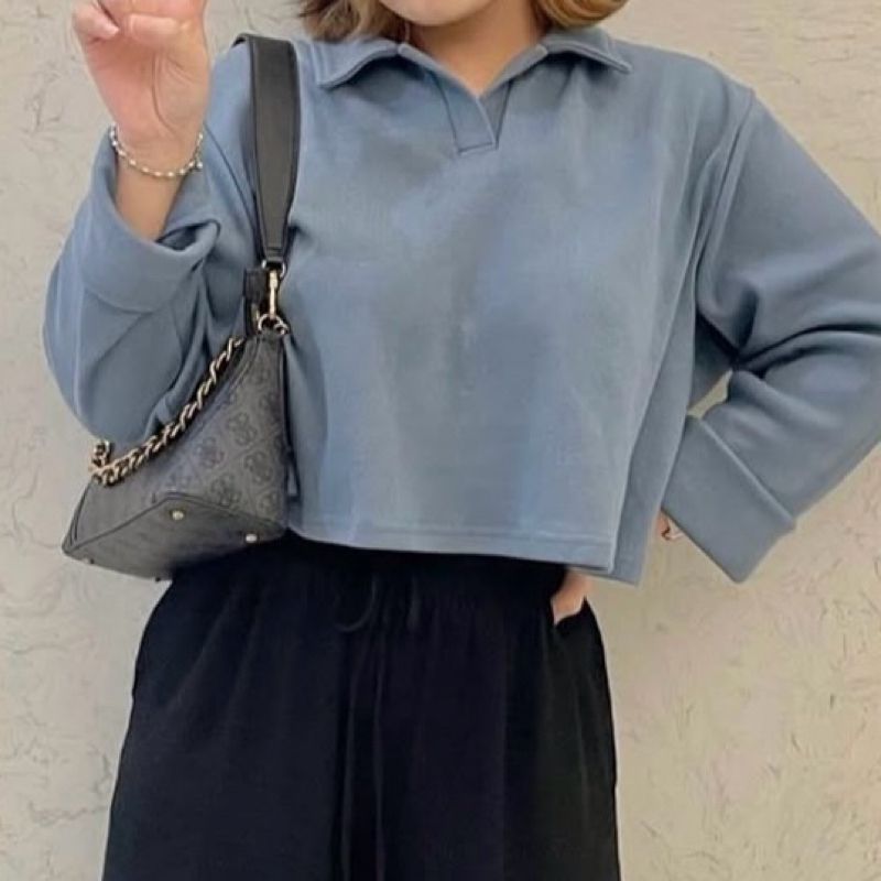 Kemeja wanita Crop top, foto 2
