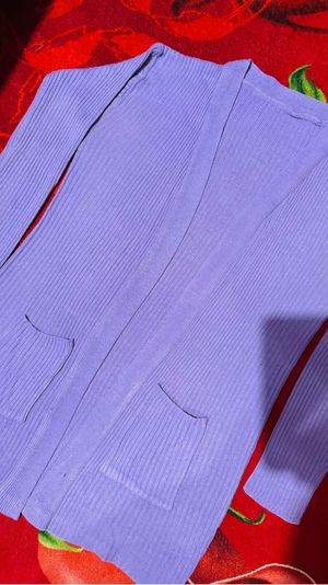 Cardigan ungu