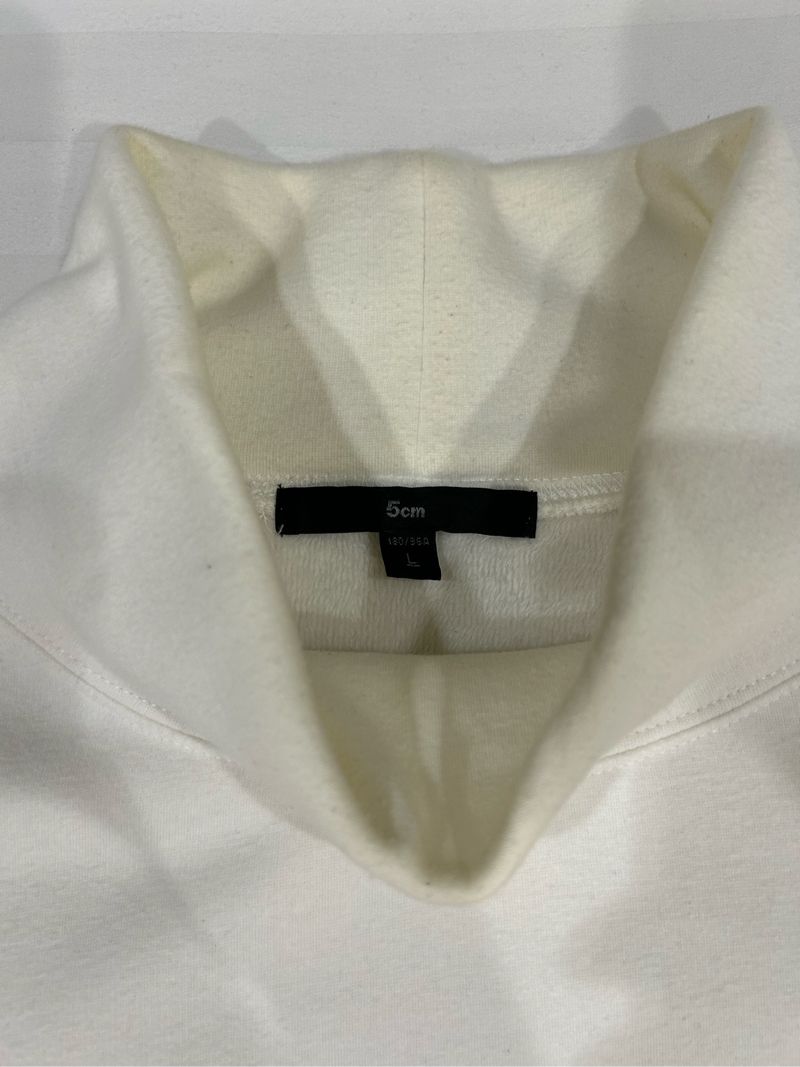 5cm White Oversized Turtleneck, foto 4