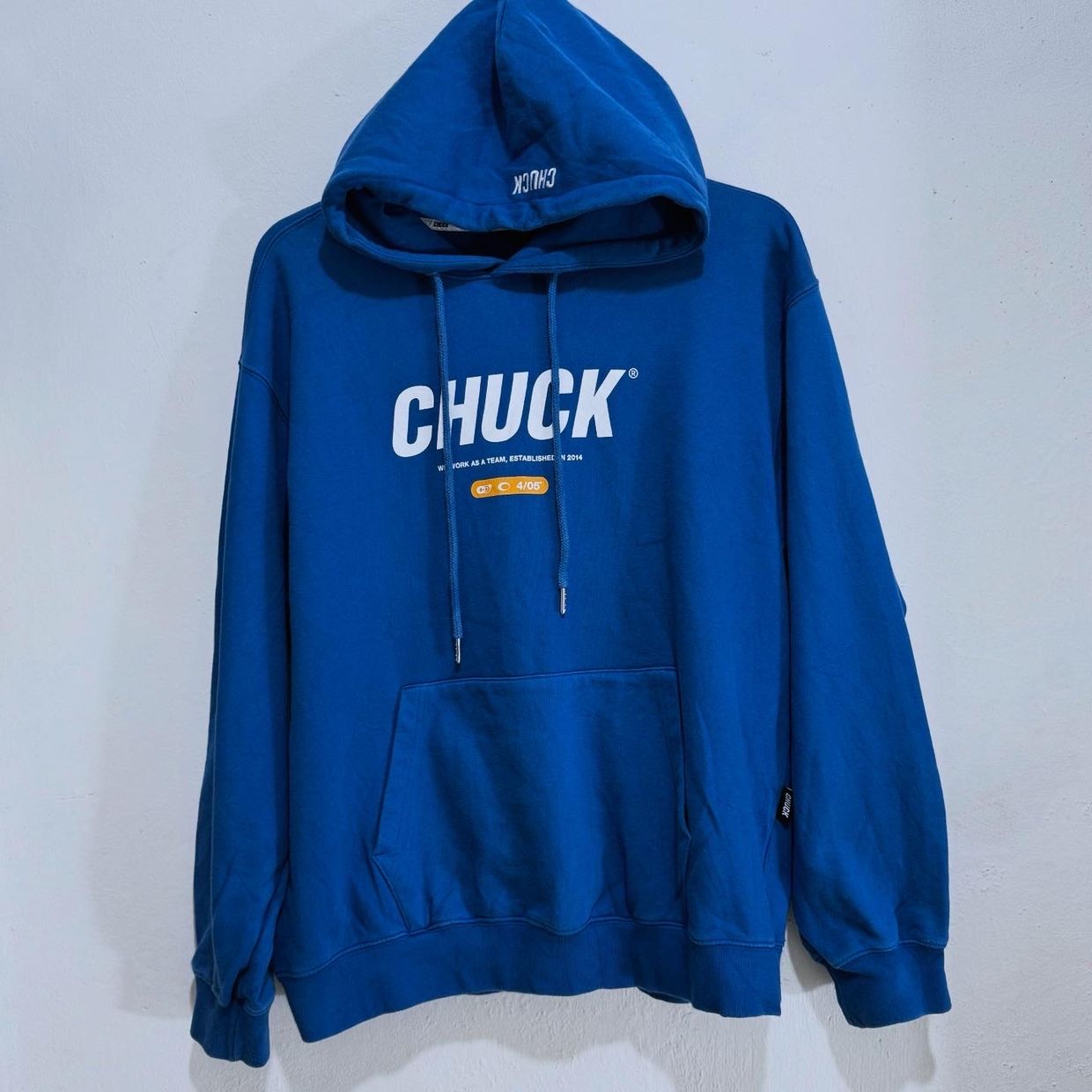 Streetwear Casual Hoody Pria blue