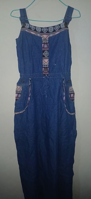 Jumpsuit jeans, overall batik