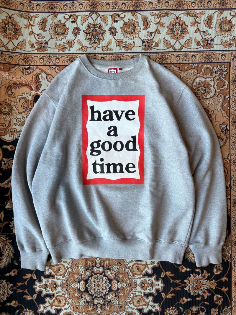 Crewneck Have A Good Time Red Frame